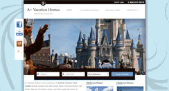 Desktop Screenshot of aplusvacationhomes.com
